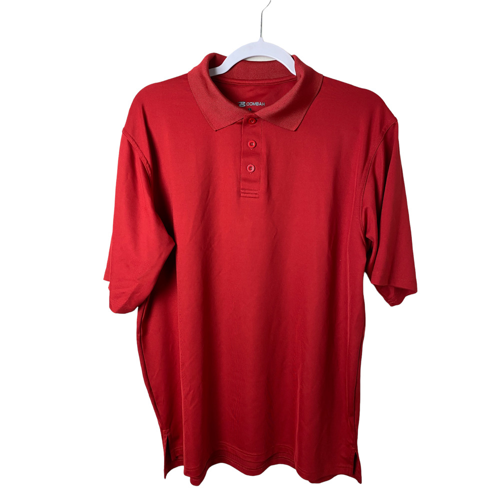 Boombah Red Sport Polo SZ L